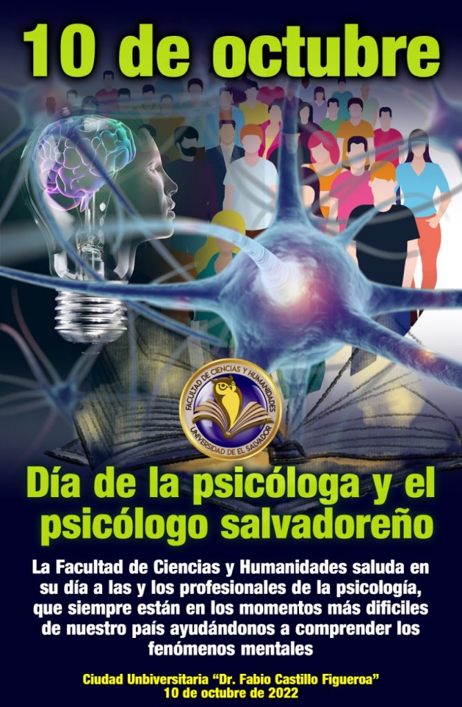 Departamento de Psicología celebra Día del Psicólogo Salvadoreño –  Universidad de El Salvador
